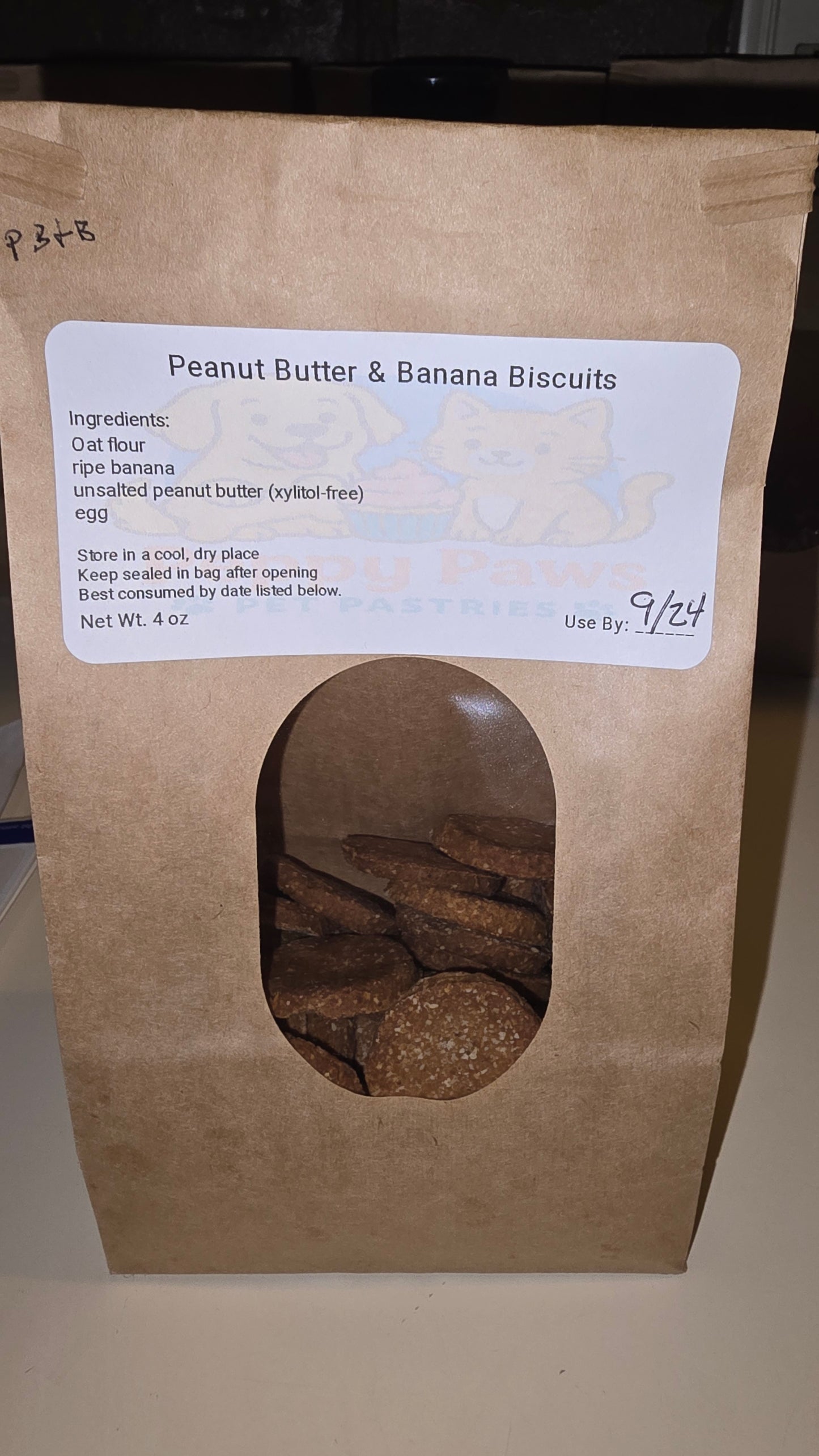 Peanut Butter & Banana Biscuits